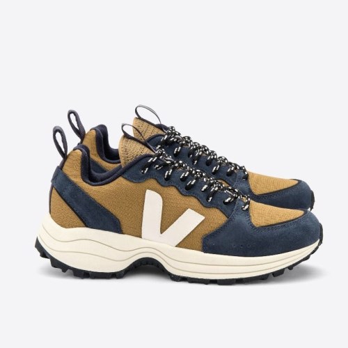 Veja Venturi Ripstop Mens Trainers Light Brown/Navy UK 78799